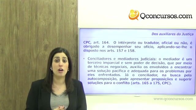 Sujeitos da Relação Processual - Dos Auxiliares da Justiça - Parte 4