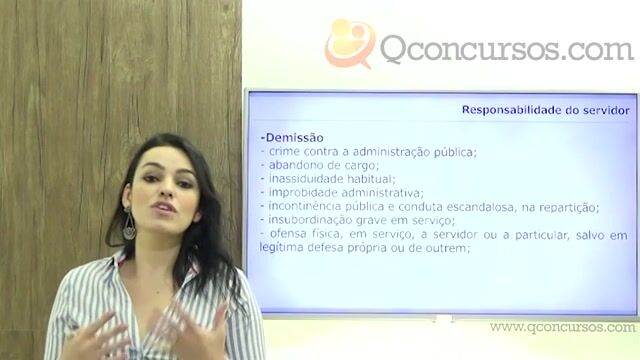 Responsabilidades do Servidor - Parte 3