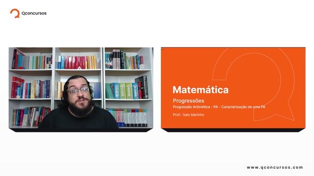 Progressão Aritmética - PA - 01 Caracterização de uma PA