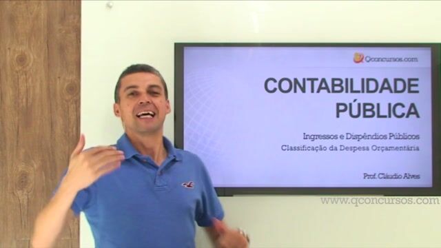 Ingressos e Dispêndios Públicos - Classificação da Despesa Orçamentária