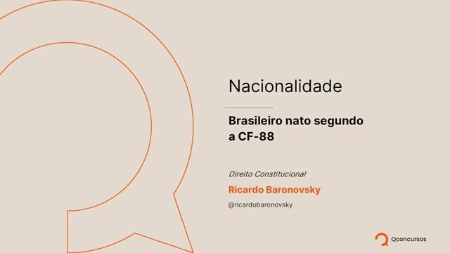 05. Brasileiro nato segundo a CF-88