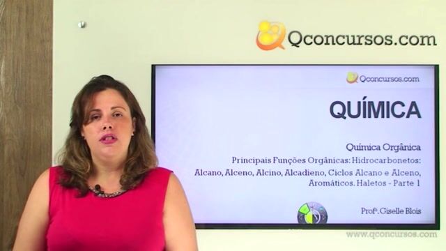 Principais Funções Orgânicas: Hidrocarbonetos: Alcano, Alceno, Alcino, Alcadieno, Ciclos Alcano e Alceno, Aromáticos. Haletos. - Parte 1