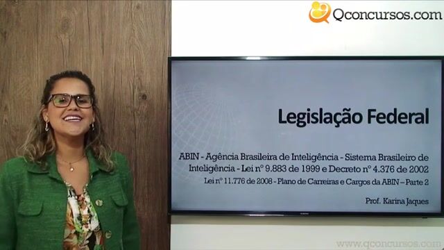 Lei nº 11.776 de 2008 - Plano de Carreiras e Cargos da ABIN - Parte 2