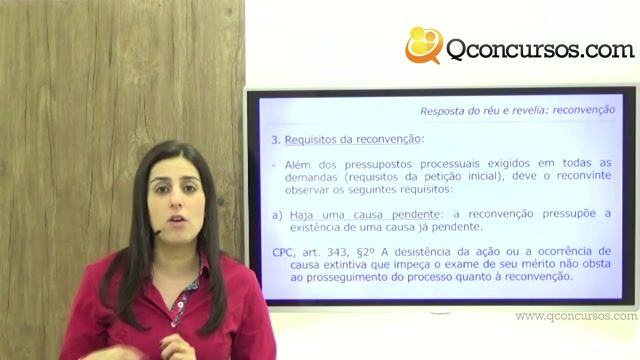 Resposta do Réu e Revelia - Reconvenção - Parte 3