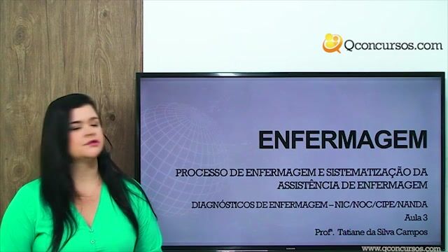 Diagnósticos de enfermagem - NIC/NOC/CIPE/NANDA - Aula 3