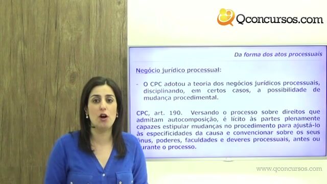 Da Forma dos Atos Processuais - Parte 2
