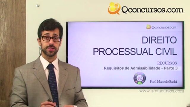Requisitos de Admissibilidade - Parte 3