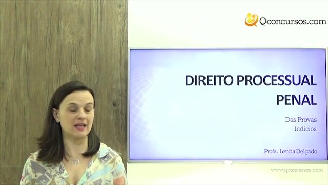Das Provas - Indícios