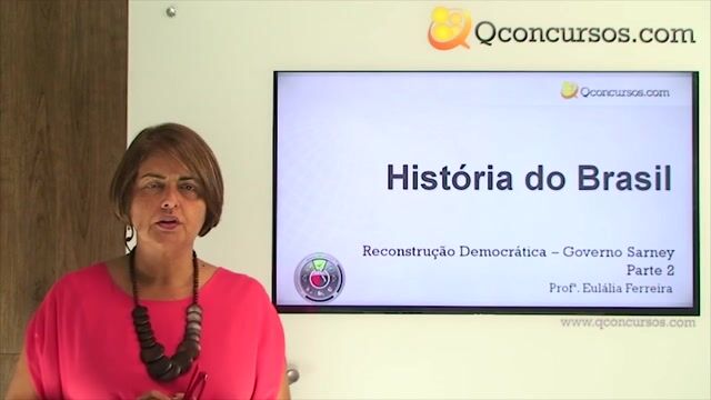 Reconstrução Democrática : Governo Sarney - Parte 2