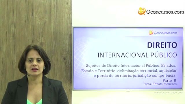 Estado e território: delimitação territorial, aquisição e perda de território, jurisdição e competência - Parte 5