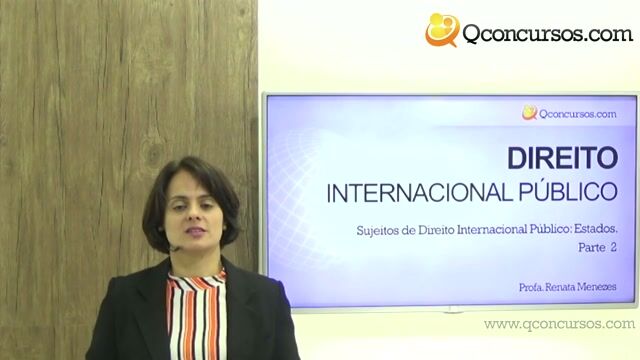 Sujeitos de Direito Internacional Público - Estados. - Parte 2