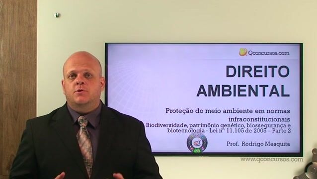 Biodiversidade, Patrimônio Genético, Biossegurança e Biotecnologia - Lei nº 11.105 de 2005 - Parte - 2
