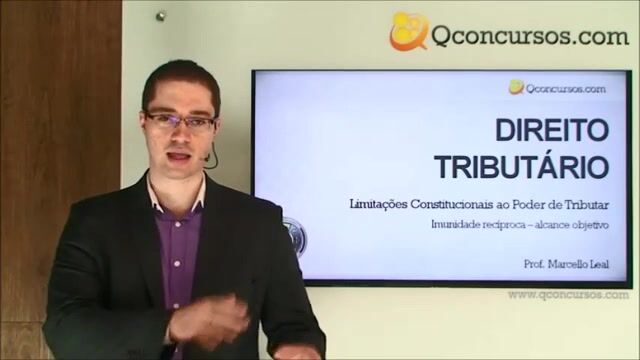 Limitações Constitucionais ao Poder de Tributar - Imunidades - Imunidade Recíproca - Alcance Objetivo