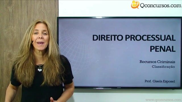 Recursos Criminais - Classificação