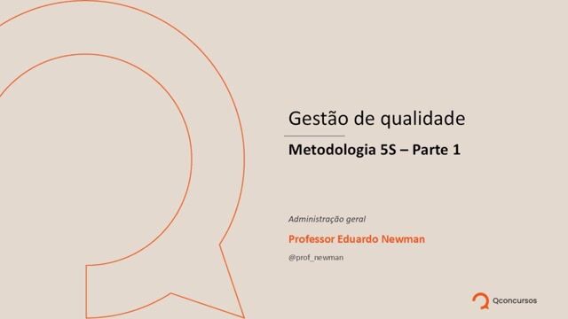 Metodologia 5s - Parte 01