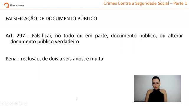 Crimes contra a Seguridade Social - Parte 02