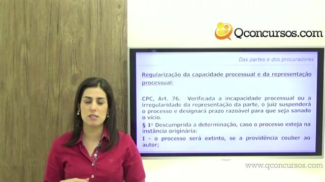 Das Partes e dos Procuradores - Parte 06