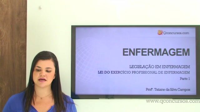Legislação de Enfermagem - Lei do Exercício Profissional de Enfermagem - Parte 1 