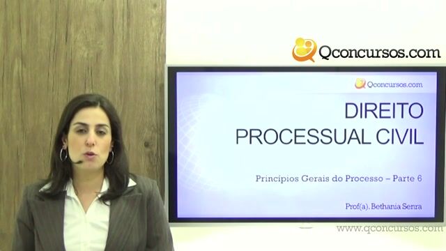 Princípios Gerais do Processo - Parte 06 