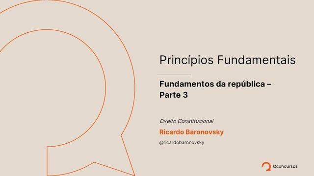 Fundamentos da República - Parte 03