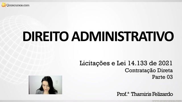 Contratação Direta - Parte 03