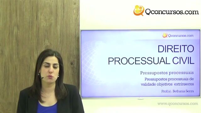 Pressupostos Processuais de Validade Objetivo Extrínseco