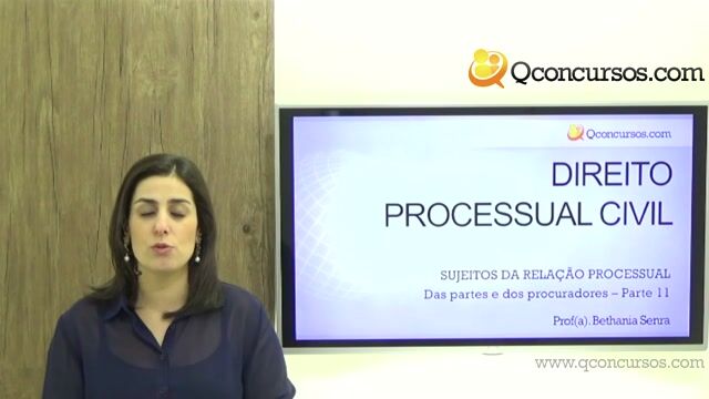 Das Partes e dos Procuradores - Parte 11