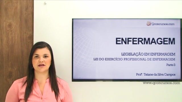 Legislação de Enfermagem - Lei do Exercício Profissional de Enfermagem - Parte 03
