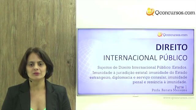 Imunidade do estado estrangeiro, diplomacia e serviço consular, imunidade penal e renúncia à imunidade - Parte 1