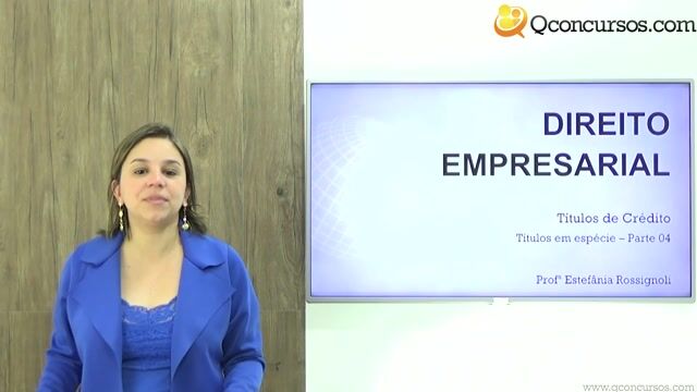 Títulos em Espécie - Parte 04