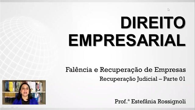 Recuperação Judicial - Parte 01