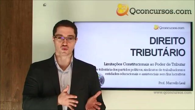 Limitações Constitucionais ao Poder de Tributar - Imunidades - Imunidade Tributária dos partidos políticos, Sindicatos dos Trabalhadores e entidades educacionais e assistenciais sem fins lucrativos