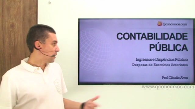 Ingressos e Dispêndios Públicos - Despesas de Exercícios Anteriores