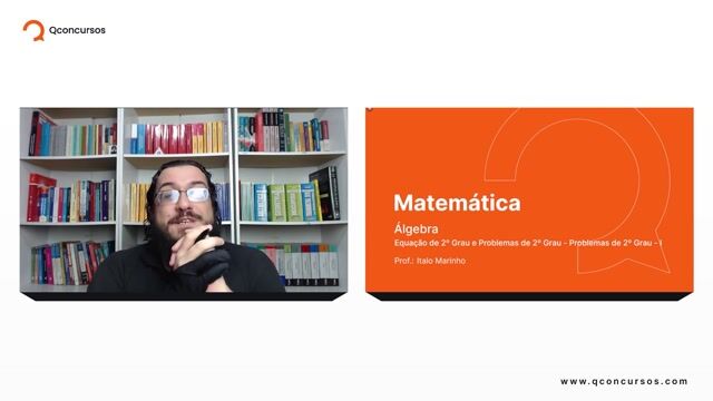 Equação de 2º Grau e Problemas de 2º Grau - 05 - Problemas de 2º grau - Parte 01