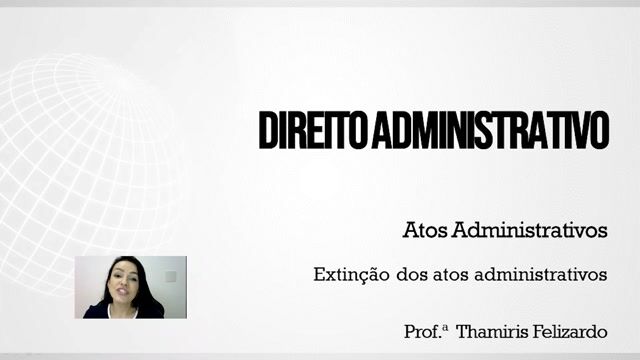 Extinção dos atos administrativos