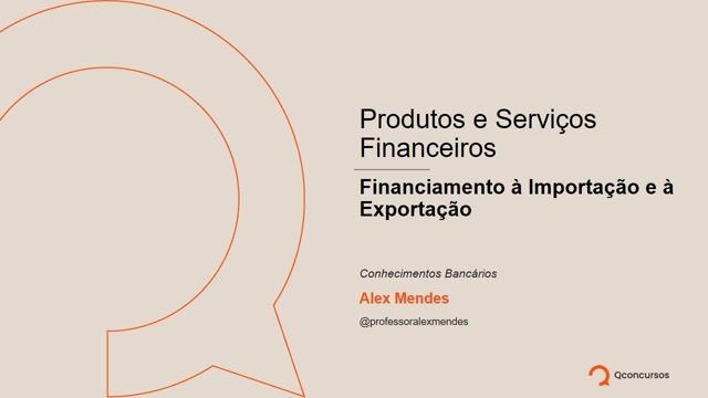 Financiamento a Importação e Exportação