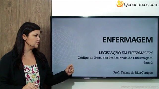 Código de Ética dos Profissionais de Enfermagem - Parte 03
