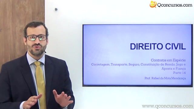 Corretagem, Transporte, Seguro, Constituição de Renda, Jogo e Aposta e Fiança - Parte 14