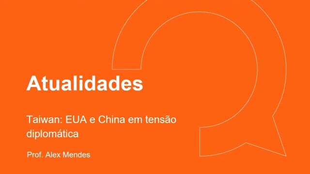 Taiwan: EUA e China em tensão diplomática
