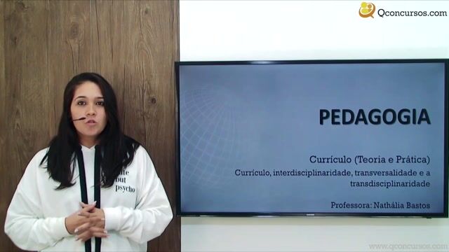 Currículo, interdisciplinaridade, transversalidade e a transdisciplinaridade