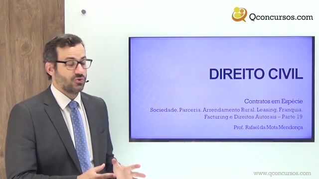 Sociedade, Parceria, Arrendamento Rural, Leasing, Franquia, Facturing e Direitos Autorais - Parte 19