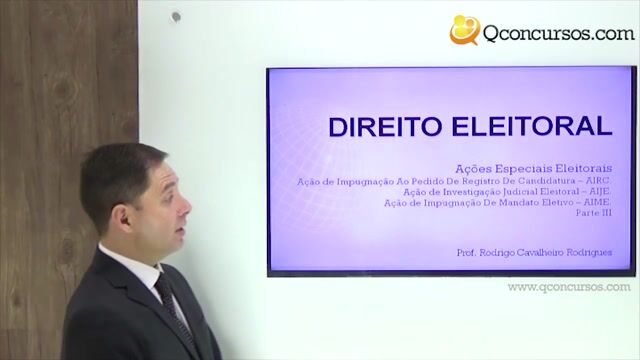 Ação de Impugnação Ao Pedido De Registro De Candidatura - AIRC . Ação de Investigação Judicial Eleitoral – AIJE. Ação de Impugnação De Mandato Eletivo - AIME - Parte 3