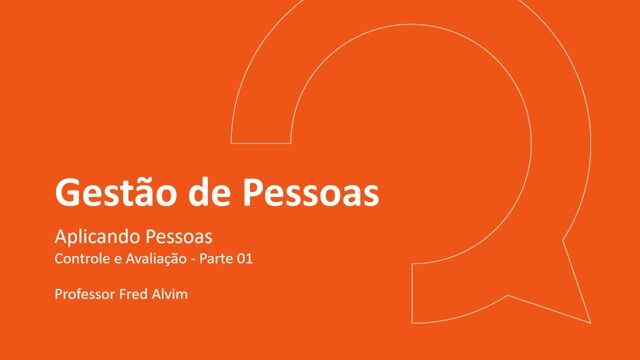 Controle e Avaliação - Parte 01