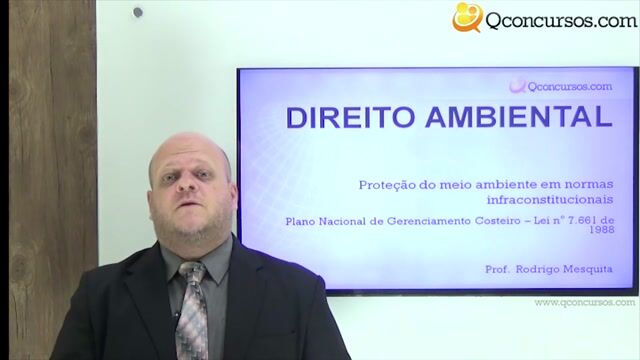 Proteção do Meio Ambiente em normas infraconstituconais - Plano Nacional de Gerenciamento Costeiro - Lei nº 7.661/88