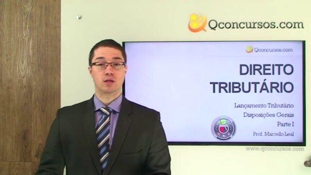 Lançamento Tributário- Disposições Gerais - Parte 1