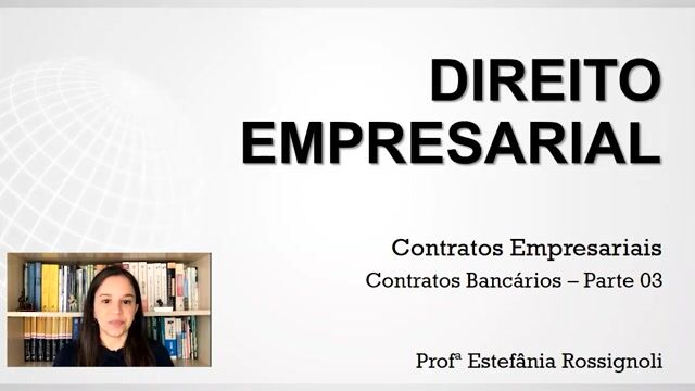 Contratos bancários - Parte 03