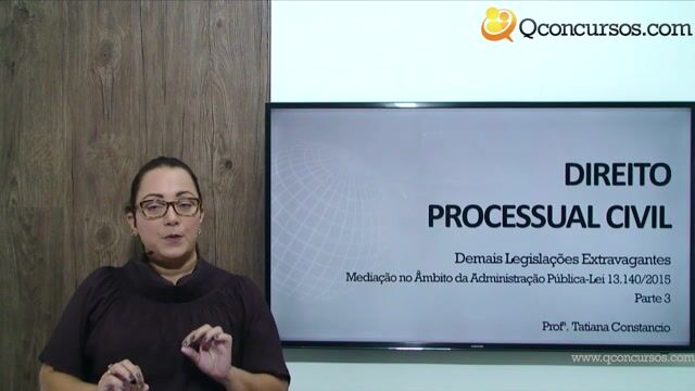 Mediação no Âmbito da Administração Pública - Lei nº 13.140 de 2015 - Parte 3