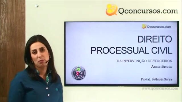 Da Intervenção de terceiros - Assistência