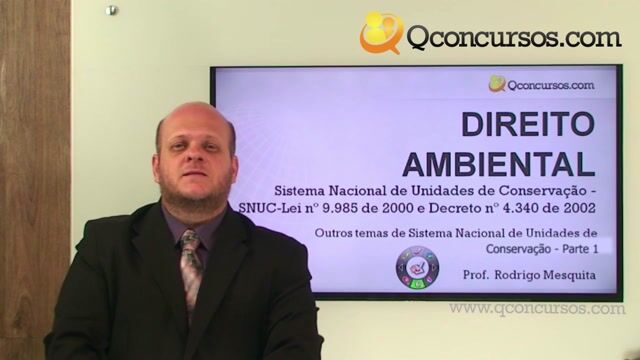 Outros Temas de Sistema Nacional de Unidade de Conservação - Parte 1