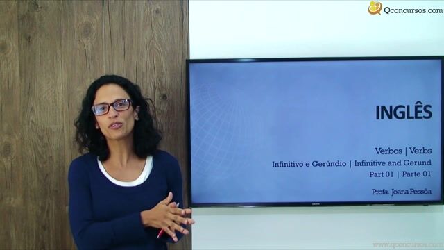 Infinitivo e gerúndio | Infinitive and gerund - Parte 01